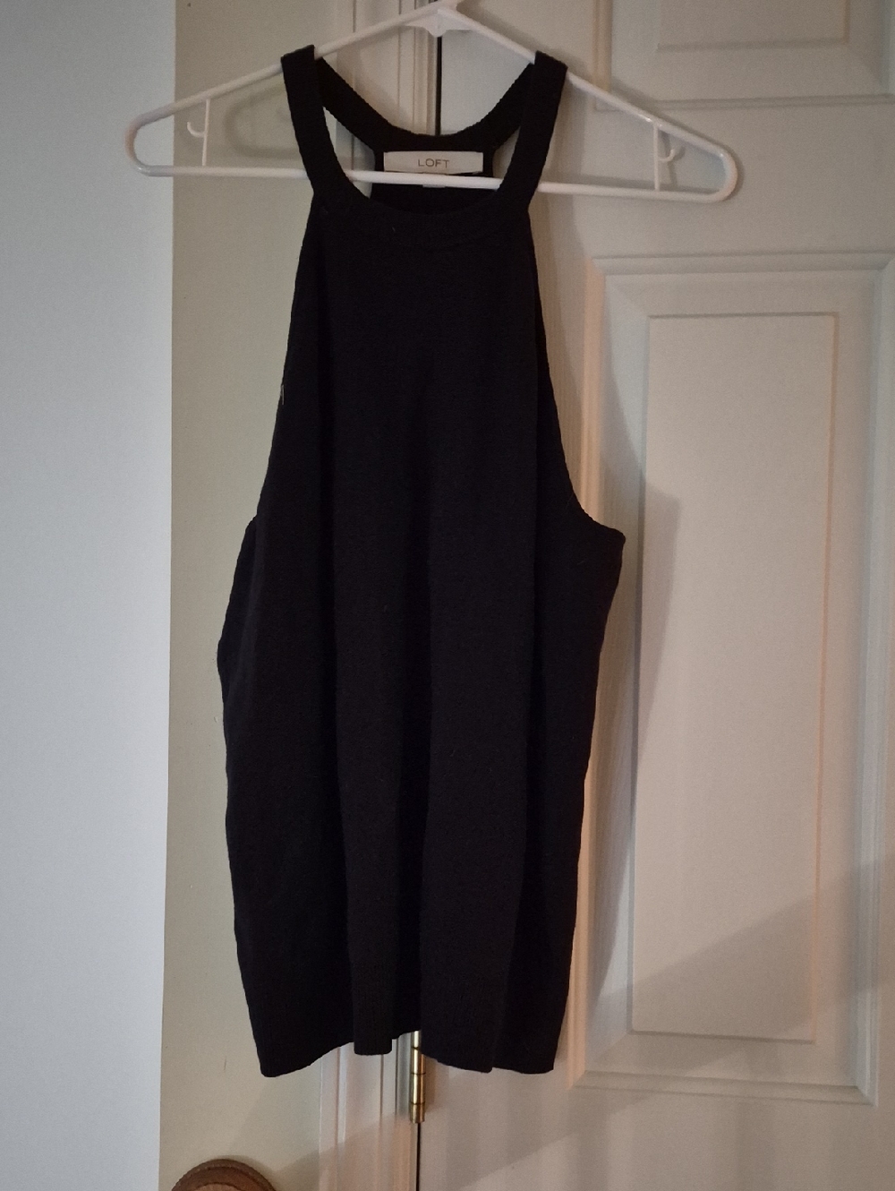 LOFT Blue High-Neck Racerback Tank